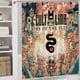 thumbnail image 5 of Culto del cordero-theme 4-Piece Shower Curtain Set with Rugs, Waterproof Bathroom Decor Set Includes Bath Mat, U-Shaped Rug, Toilet Lid Cover and Curtain with Hooks, 5 of 6
