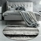 thumbnail image 2 of Alfombra Redonda Florida Gris 160 x 160 cm, 2 of 3