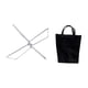 thumbnail image 3 of Soporte para hielera plegable, soporte para hielera portátil con bolsa de transporte, portaequipajes, muebles de camping para viajes, cocina doméstica L Plata, 3 of 5