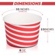 thumbnail image 2 of Vasos de helado TYPTOP Premium Paper, 8 onzas, paquete de 50 unidades, calientes/frías, 2 of 9