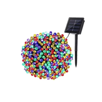 Genérico - Cadena Luces Solares 32M 300 Leds 8 Modos Luces Solares Color