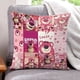 thumbnail image 1 of Lotso Oso de Fresa Fundas de almohada de terciopelo con tema, regalos de funda de almohada, decoración para el hogar, cojín de lanzar, regalo de cumpleaños para fans y parejas.56*56cm., 1 of 6