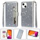 thumbnail image 1 of Funda Para Elegante Funda Iphone 14 Glitter Con Cremallera-ideal Para El Uso Diario, 1 of 5