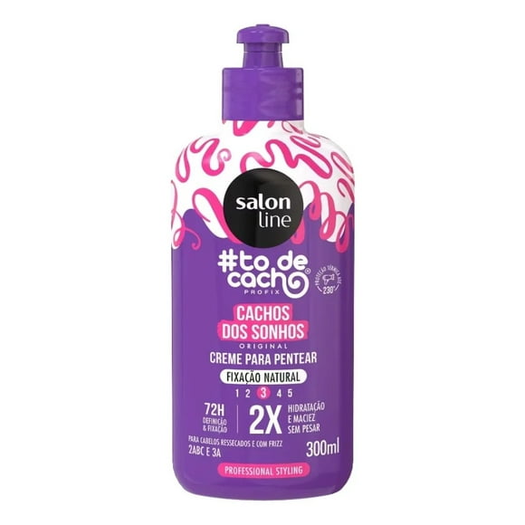 To De Cacho Crema De Peinar Cachos Dos Sonhos 300 Ml