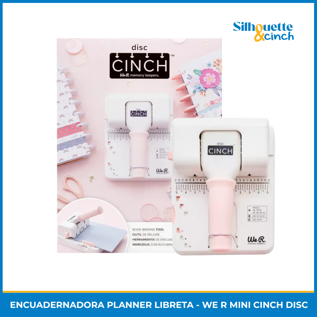 Encuadernadora Planner Libreta - We R Mini Cinch Disc