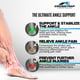 thumbnail image 4 of Correa de Aquiles CROSSTRAP, soporte de tobillo para tendinitis de Aquiles, soporte para hombres y mujeres, soporte de tobillo de neopreno para correr, ciclismo y deportes, 4 of 7