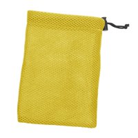 Bothyi - Bolsa De Malla Pequeña Con Cordón, Bolsa De Malla Duradera Para Cosméticos, Pelotas De Golf, Natación, Amarillo
