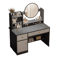 Casa Pagoda - Tocador Moderno Con Espejo Led Iluminado (100*40*128)