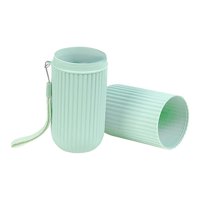 Bothyi - Viajes De Negocios Portavasos De Lavado A Prueba De Polvo Para La Escuela Al Aire Libre Familia Uso Diario Verde