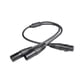 thumbnail image 3 of Cable Divisor Xlr De 1 A 2 s Para Micrófono Para Amplificadores Y Mezcladores 100 Cm, 3 of 5