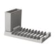 thumbnail image 2 of Escurridor de platos,Estante de cocina,Ahorro de espacio,Soporte plegable para cubiertos, decoración, escurridor de platos, bandeja para encimera de c gris, 2 of 5