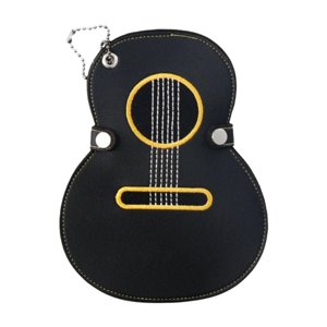 Magideal - Estuche Para Púas De Guitarra, Bolsa Para Púas De Guitarra, Bolsa De Almacenamiento Portátil Para Púas De Guitarra Para Amigos, Guitarra Eléctrica Acú Negro