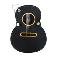 Magideal - Estuche Para Púas De Guitarra, Bolsa Para Púas De Guitarra, Bolsa De Almacenamiento Portátil Para Púas De Guitarra Para Amigos, Guitarra Eléctrica Acú Negro