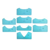 Magideal - Guía Para Hacer Reglas De Camisetas, 8 Unidades, Herramientas Para La Impresión De Camisetas, Guía Para La Colocación De Vinilo Azul