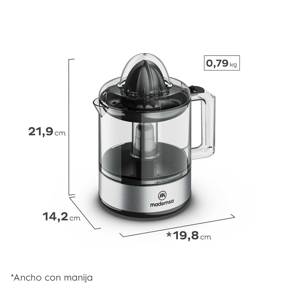 Extractor de Jugo Cítricos 0,8 L MJP10 Gris, foto 3