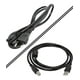 thumbnail image 2 of Set Cable Poder Tipo 8 Y Usb Impresora Para Hp Canon Epson negro, 2 of 5