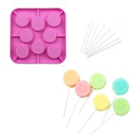 Genérico - Molde Silicona Moldes De Cakepop Molde Para Paletas Emoji