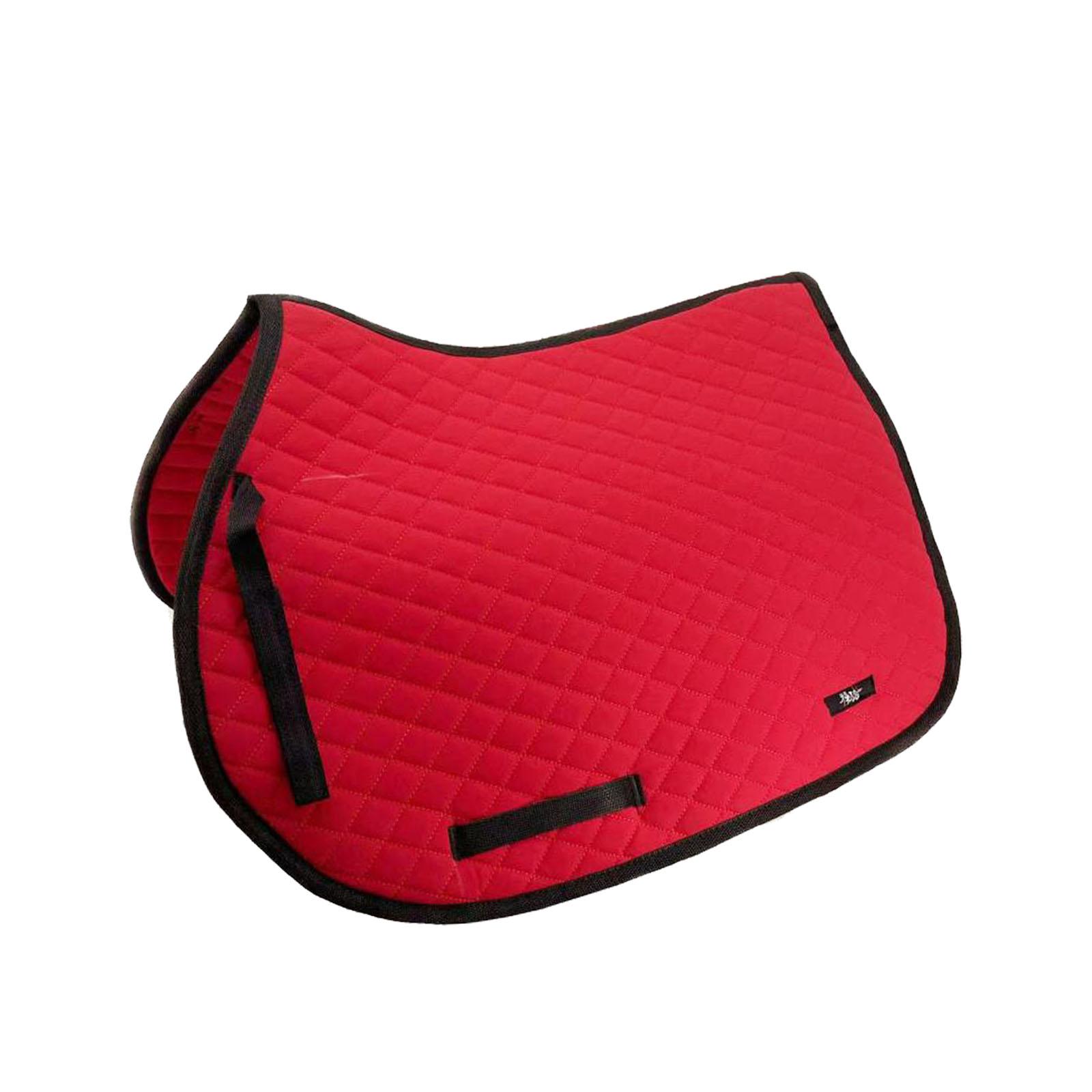 Magideal - Almohadilla Para Silla De Montar De Caballo, Almohadilla De Choque Para Deportes De Equitación, Protector Suave Cómodo, Almohadilla Ligera Para Sillín Rojo