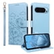 thumbnail image 1 of Funda Cartera para Google Pixel 9 Pro XL Perro Cachorro Grabado con Tarjetas Soporte Correa Azul, 1 of 6