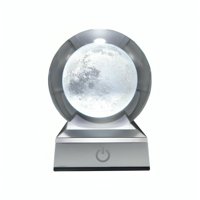 Genérico - Bola De Cristal Led Rgb Diseños 3D Multicolor Luna
