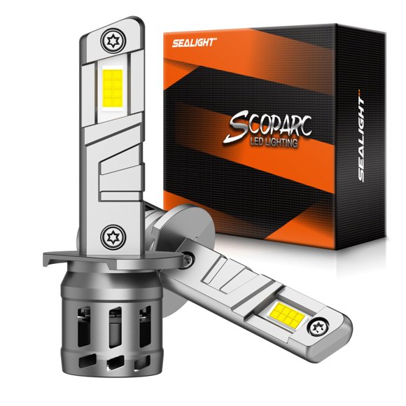Bombillas SEALIGHT H1 2024, las más nuevas, 20.000 lúmenes, 6500 K, antiniebla, paquete de 2