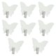 thumbnail image 3 of 8 Ganchos De Pared Con Forma De Mariposa, Resistentes, Para Toallas, Cocina, Oficina, Llaves, Color Blanco, 3 of 5