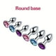 thumbnail image 2 of 1pc Waterproof Stainless Steel Anal Plug with Crystal Design - Perfect for Beginners and Couples - Enhance Your BDSM Experience, 2 of 5