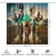 thumbnail image 2 of El Mago De La Ciudad Esmeralda theme 4 piece Shower Curtain Set With Rugs Waterproof Bathroom Decor Set Includes Bath Mat U shaped Rug Toilet Lid Cover And Curtain With Hooks, 2 of 6