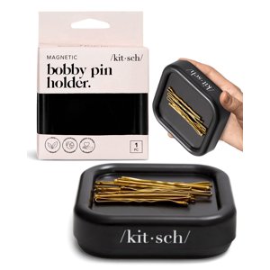 Soporte Magnético Para Alfileres Kitsch Vegan Materials, 1 Unidad, Negro