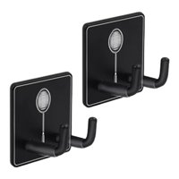 Magideal - 2 Piezas De Soporte De Pared Para Raquetas De Bádminton, Gancho Para Raquetas De Bádminton, Soporte De Exhibición Vertical Para Gimnasio Y Dormitorio.