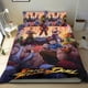 thumbnail image 1 of Juego de Street Fighter Conjunto de sábanas temático, trío de piezas, cómodo y amigable con la piel, diseño único, regalo de decoración para el hogar para familiares, amigos y fans,135cm *200cm, 1 of 6