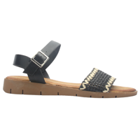 Sandalia De Mujer, Negra Casual Chalada Beni-13