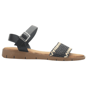 Sandalia De Mujer, Negra Casual Chalada Beni-13