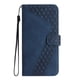 thumbnail image 3 of Funda tipo cartera para Oneplus Ace 5 Pro 5G con tarjetero, bolsillo para billetes, soporte, cierre magnético y correa para la muñeca, funda tipo folio con textura geométrica azul, 3 of 5