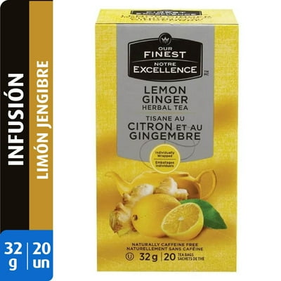 Infusión Limón Jengibre 20 Un Caja 32 G Our Finest