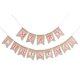 thumbnail image 4 of Merry Christmas Snowflake Burlap Bunting Banner colgando Garland decoración de Navidad, 4 of 5