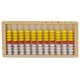 thumbnail image 5 of Abacus Math Toy Para Ni?os Ni?os Contando Abacus Madera Amarillo Rojo Blanco, 5 of 5