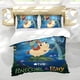 thumbnail image 5 of Piña y Pony Conjunto de sábanas temático, trío de piezas, cómodo y amigable con la piel, diseño único, regalo de decoración para el hogar para familiares, amigos y fans,173cm *218cm, 5 of 6