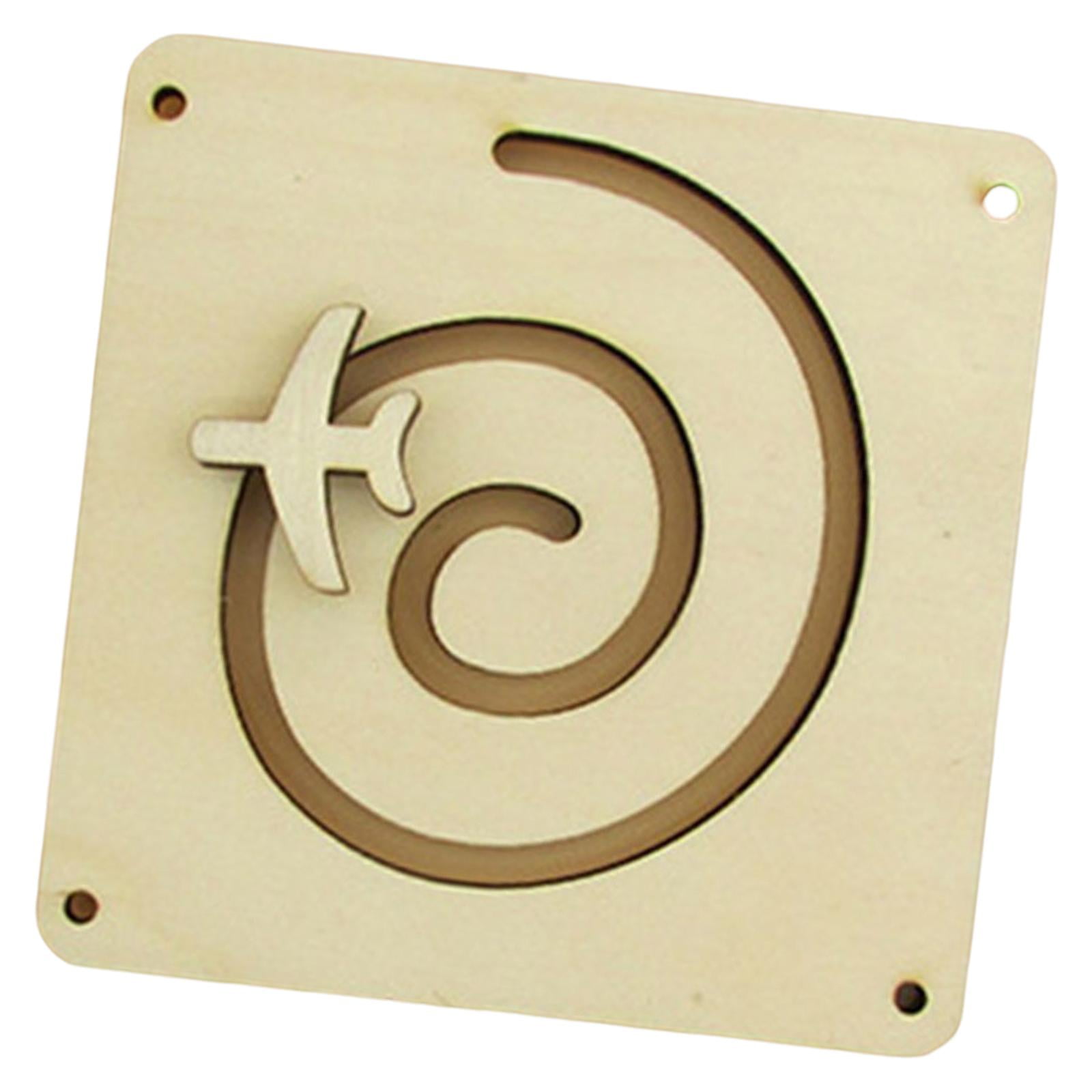 Magideal - Tablero Ocupado, Tobogán De Avión, Accesorios De Bricolaje, Juguete Sensorial Educativo Temprano, Tablero De Centro De Actividades De Aprendizaje Para