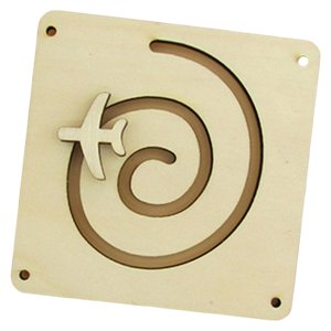 Magideal - Tablero Ocupado, Tobogán De Avión, Accesorios De Bricolaje, Juguete Sensorial Educativo Temprano, Tablero De Centro De Actividades De Aprendizaje Para