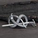 thumbnail image 1 of 1pc Celtic Viking Crown Hairpin - Stunning Silver Irish Hair Accessory for Women - Perfect for Braids and Decorative Jewelry, 1 of 5