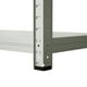 thumbnail image 3 of Estante Metálico 186x90x40 Blanco - Bandeja melamina - 5 niveles, 3 of 4