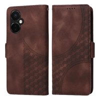 Carcasa Foxdock Oneplus Nord Ce 3 Pro De Cuero Pu, Diseño Acolchado Clásico, Protección Contra Caídas Y Rayones