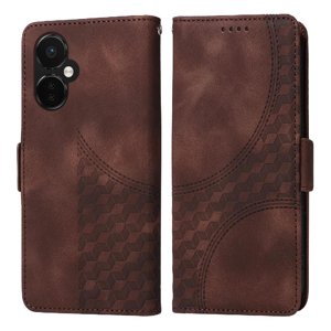 Carcasa Foxdock Oneplus Nord Ce 3 Pro De Cuero Pu, Diseño Acolchado Clásico, Protección Contra Caídas Y Rayones