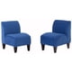 thumbnail image 1 of Set 2 Poltronas Soft Felpa Azul Rey, 1 of 1