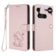 thumbnail image 1 of Funda de Gato tipo Libro para Nothing Phone 3, Rosa, 1 of 6