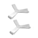 thumbnail image 5 of Sujeta-aletas Elásticos Fáciles De Poner Y Seguros Para Natación Subacuática, Deportes Acuáticos, Color Blanco, Talla M 39 A 41, 5 of 5
