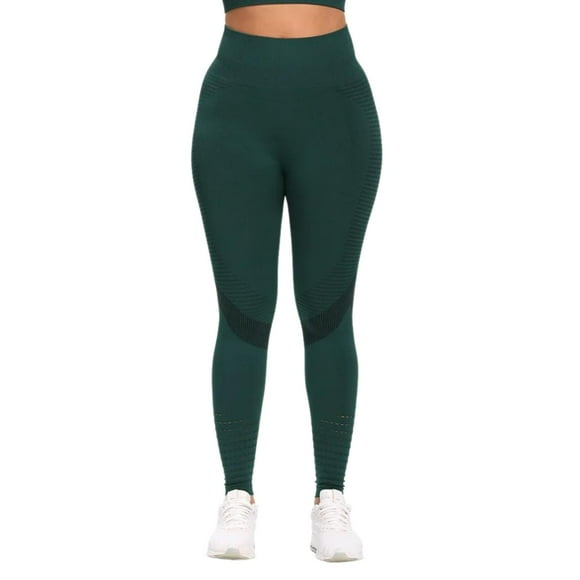 Calzas Mallas Tiro Alto Verde S