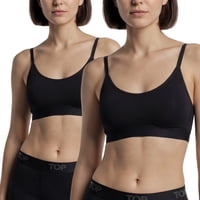 Top - Petos Mujer Microfibra Bretel Delgado Pack 2 C3