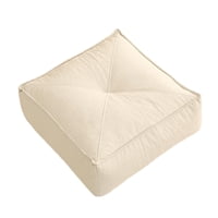 Magideal - Cojín De Suelo, Almohada De Suelo Para Meditación, Cojín Grueso Para Asiento, Puf Suave Nórdico, Cojín Para Asiento, Cojín Para Silla Para Yoga, Sofá, Caqui